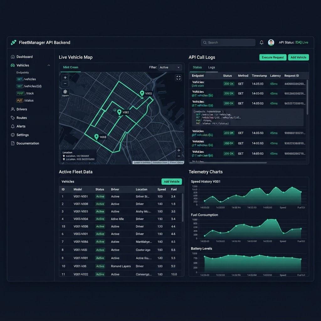 Aperçu du projet FleetFlow API